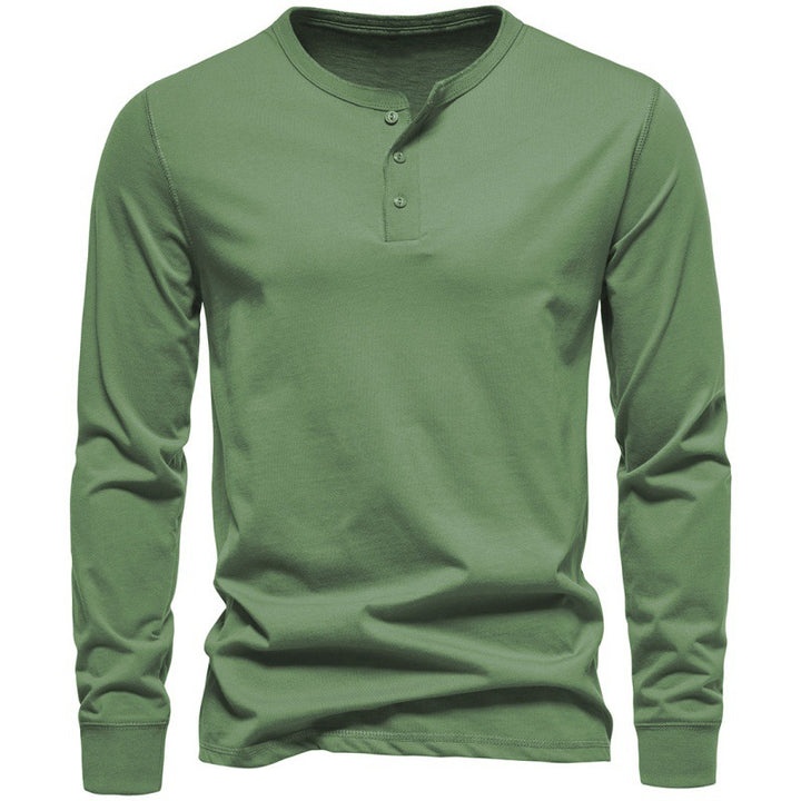 Men's long sleeve shirt with button closure and modern design Lune London