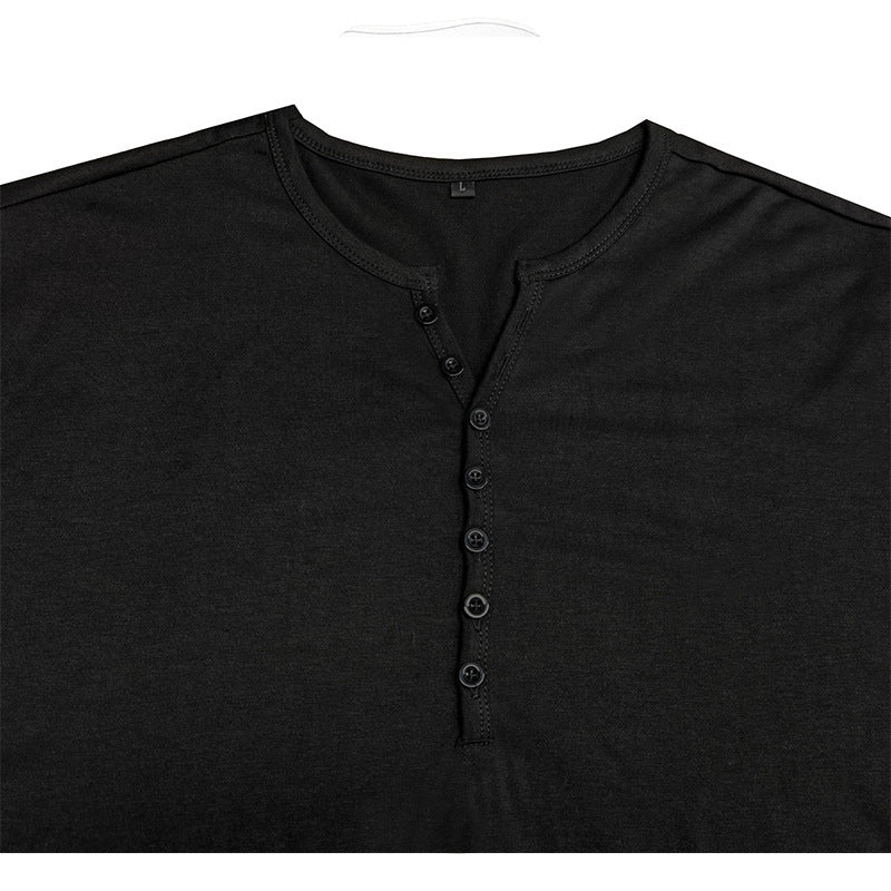 Lune London Short Sleeve Henley T-shirt for Men