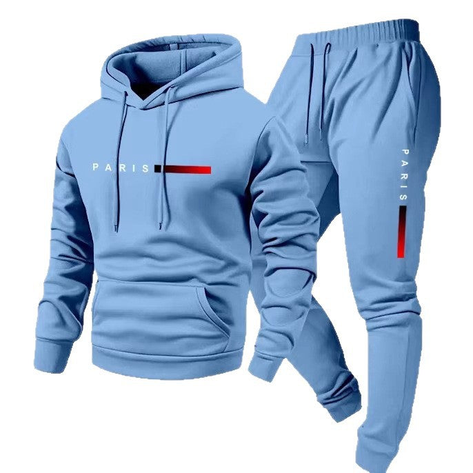 Women’s hoodie and jogging pants set with modern Paris design Chic & Stil