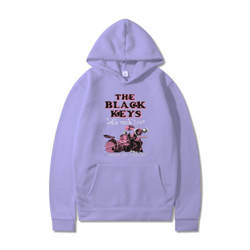 Women's hoodie with creative rock band design and comfortable fit Lune London