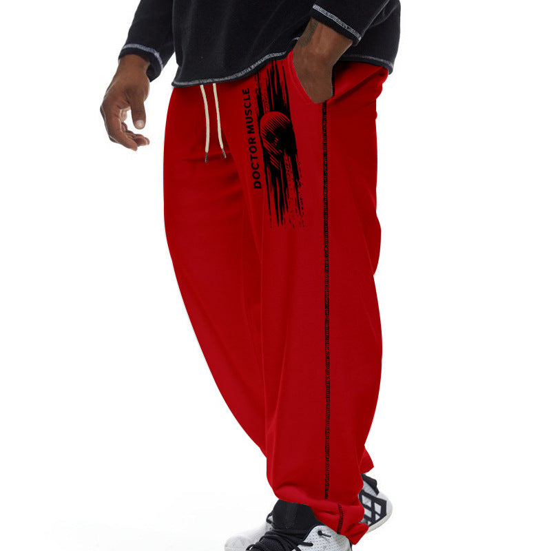 Casual sports pants for men with side stripes Lune London