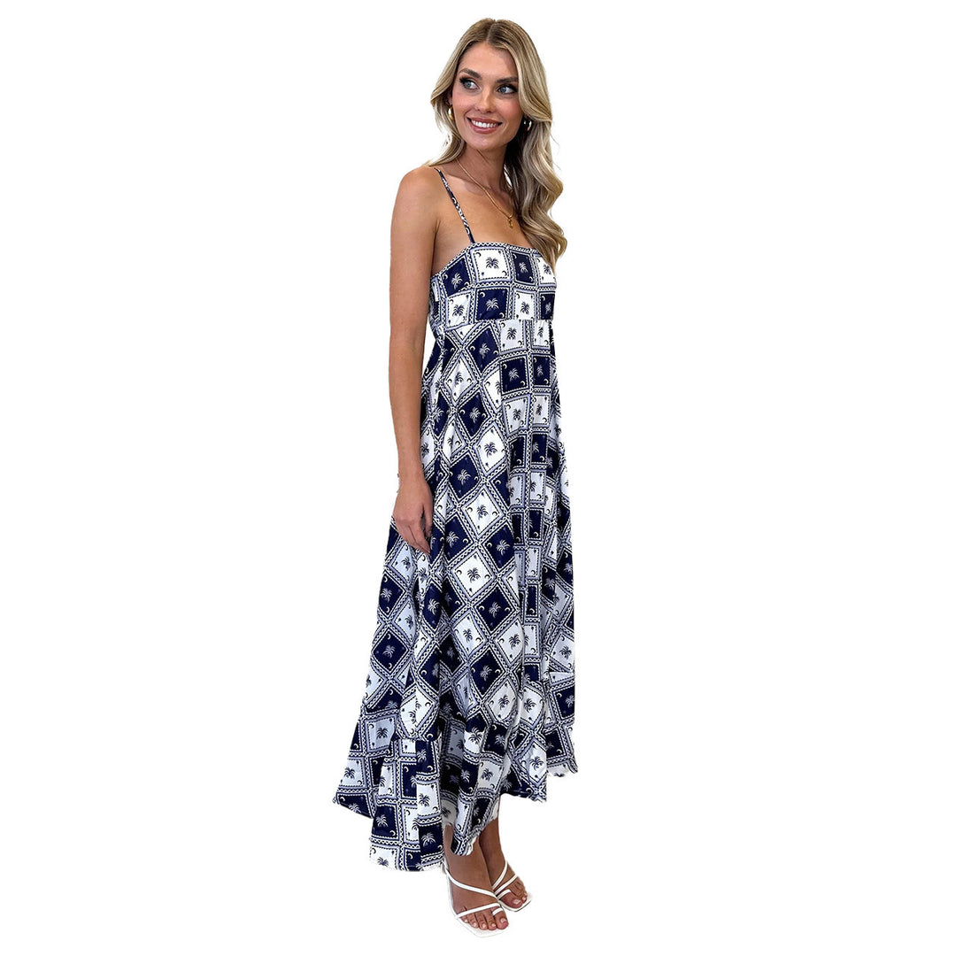 Ladies Elegant Maxi Dress with Airy Chic Silhouette