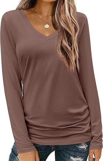 Women Long Sleeve Elegantly Cut Top Lune London