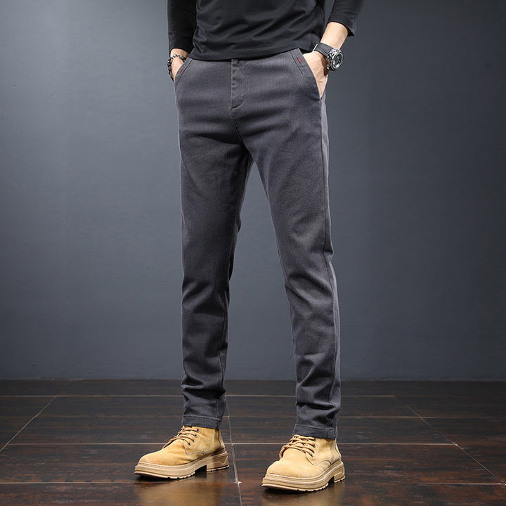 Modern fit chino pants for men Lune London