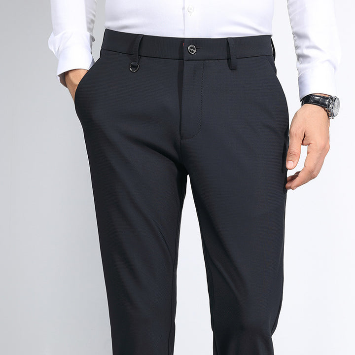 Elegant suit pants for men in breathable fabric Lune London