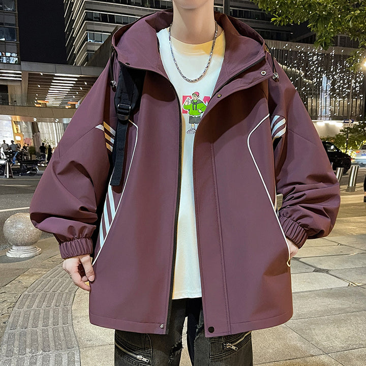 Lune London men's windbreaker transition jacket