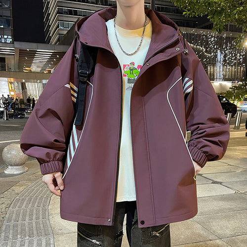 Lune London men's windbreaker transition jacket