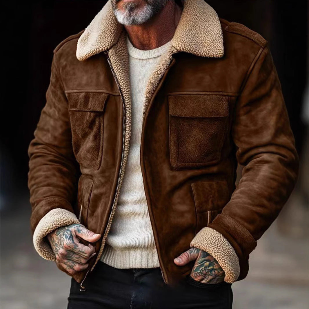 Luxury Lambskin Leather Jacket for Men Lune London