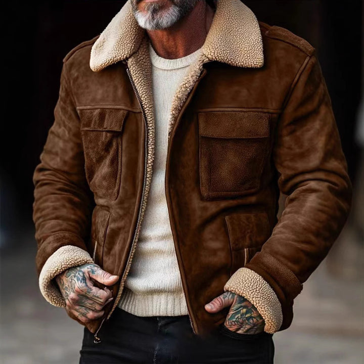Luxury Lambskin Leather Jacket for Men Lune London