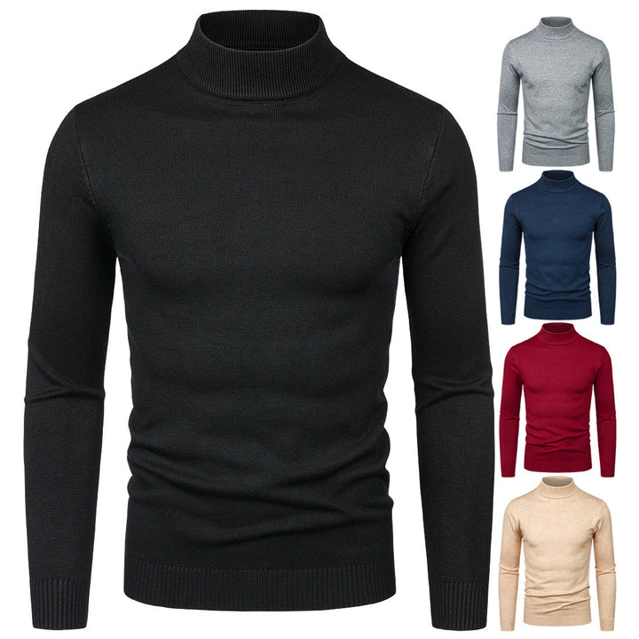 Men's high-quality fine cotton turtleneck sweater Lune London