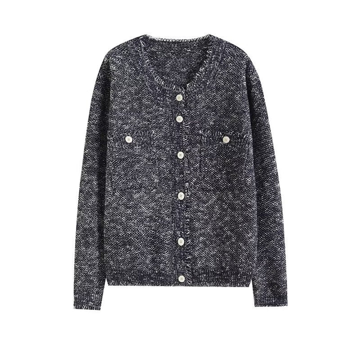 Cardigan féminin tendance avec patte de boutonnage et poches pratiques Chic & Stil