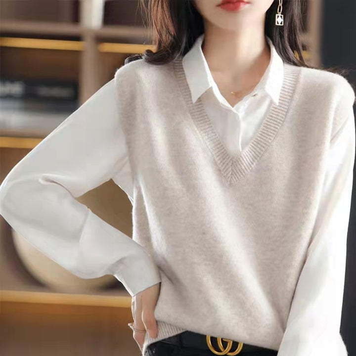 Ladies pullover cardigan Lune London
