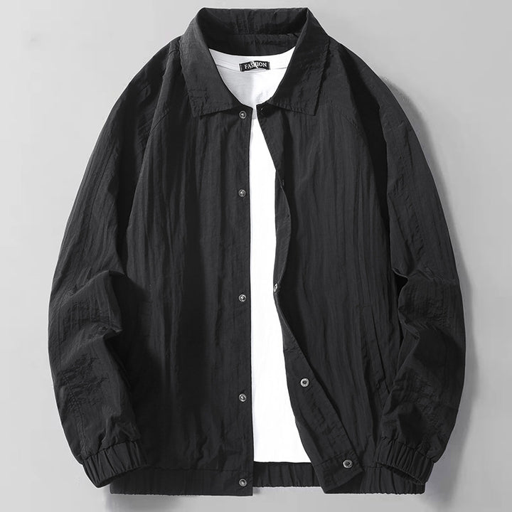 Lightweight transition jacket for men with elastic edges Lune London