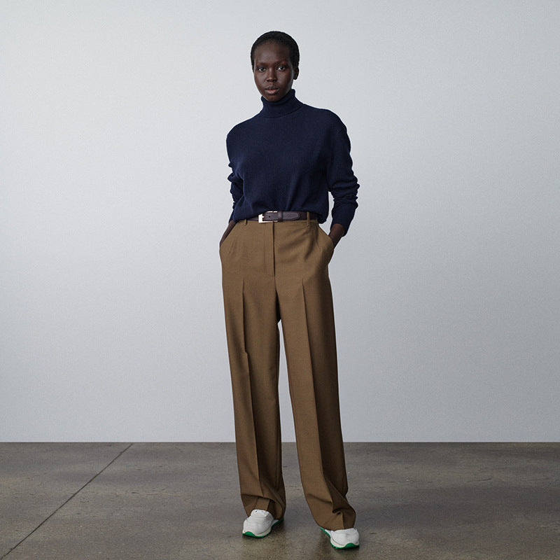 Pantalons de costume élégants et larges pour femmes Chic & Stil