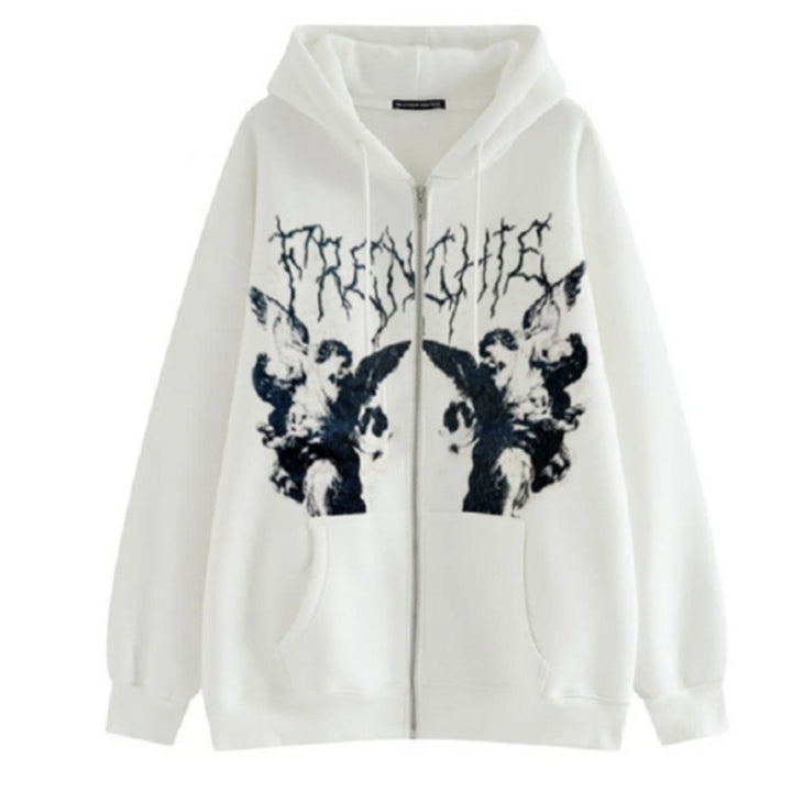 Ladies Urban Hoodie with creative graphic design Lune London