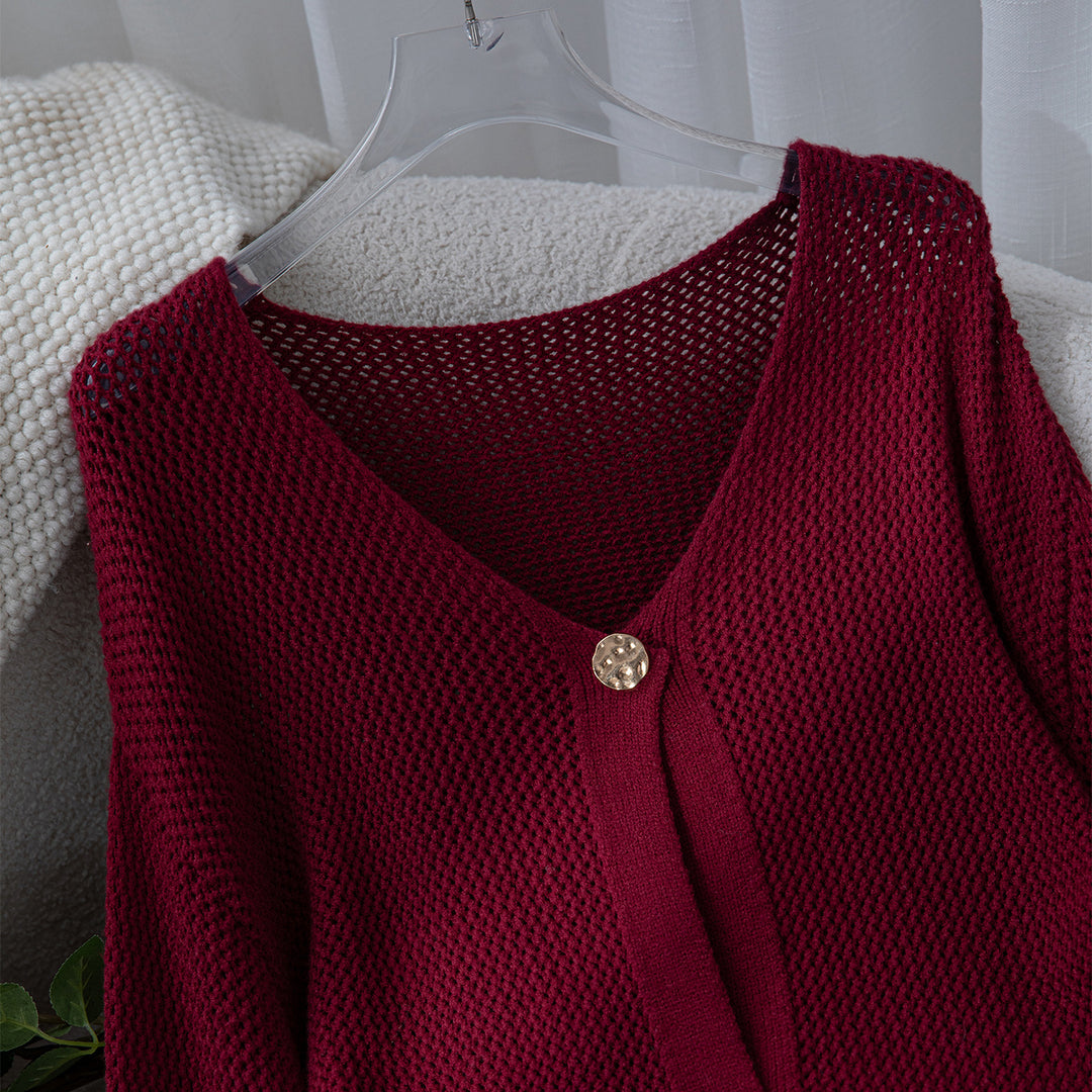 Women’s knit jacket with decorative buttons Lune London