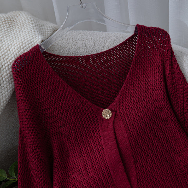 Women’s knit jacket with decorative buttons Lune London