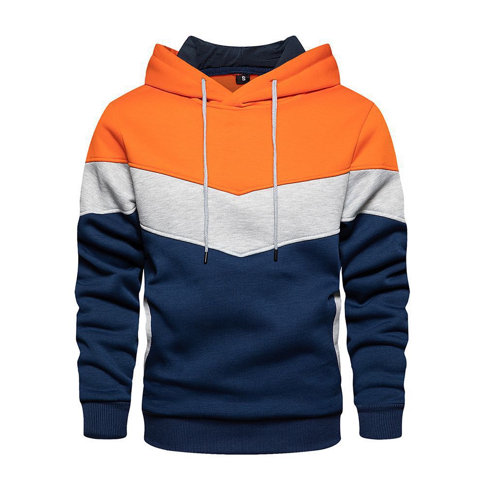 Men's trendy hoodie with color accents and practical pockets Lune London