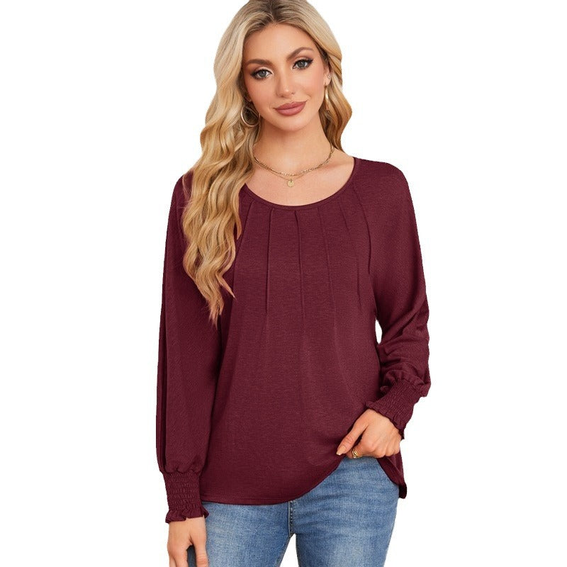 Ladies Elegant and Casual Long Sleeve T-shirt Lune London