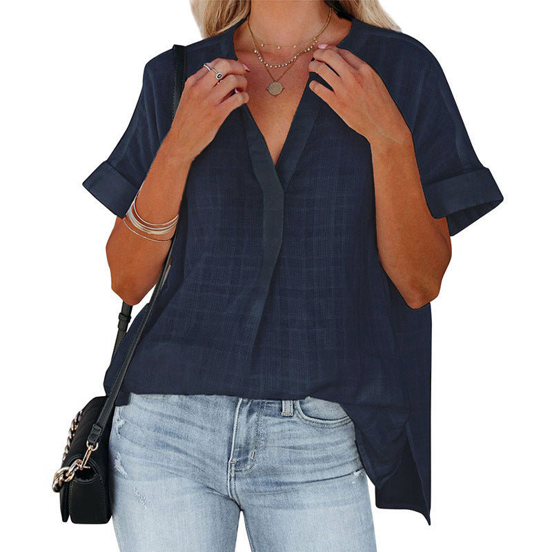 Ladies Lightness Relaxation Fit Buttonhole Top Lune London