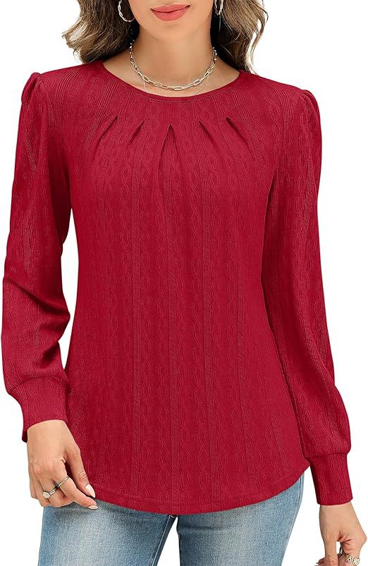 Ladies' blouse stylish with decorative draping Lune London