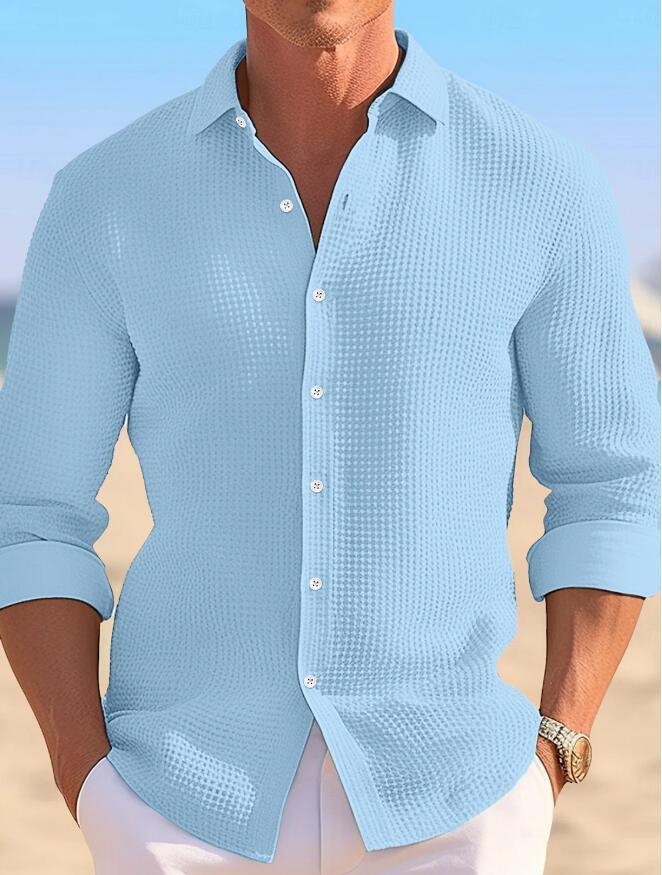Lightweight structured shirt for men with a modern fit Lune London