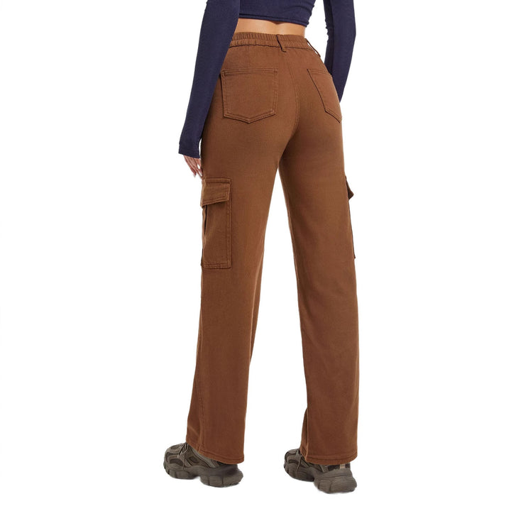 Casual style cargo pants for women with practical side pockets Lune London