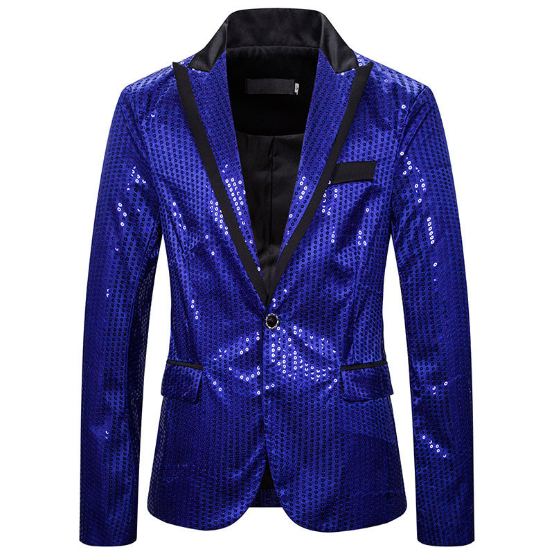 Elegant sequin jacket for men with modern cut Lune London