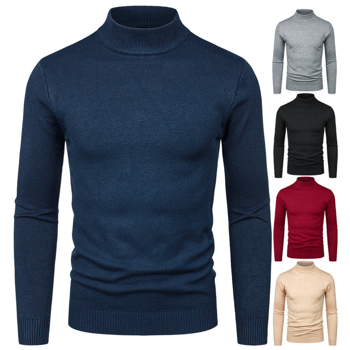 Men's high-quality fine cotton turtleneck sweater Lune London