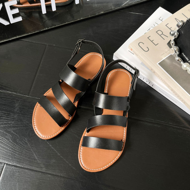 Women's strap sandals with anatomical sole Lune London