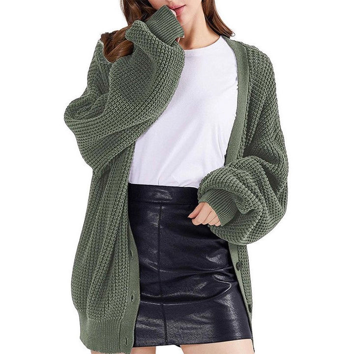Gros cardigan en tricot pour femmes avec une coupe décontractée Chic & Stil