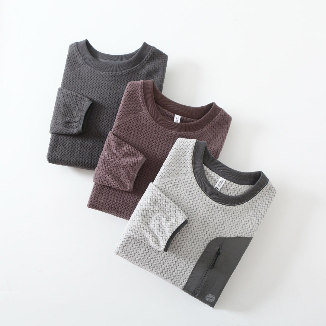 Sweatshirt pour femmes avec design texturé Chic & Stil
