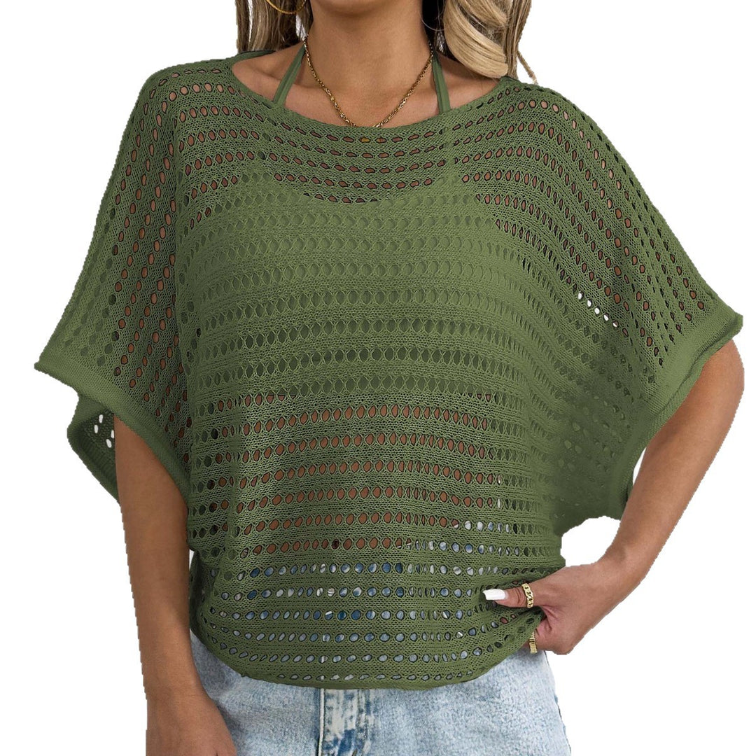 Ladies Open Weaving Crochet Outfit Top Lune London