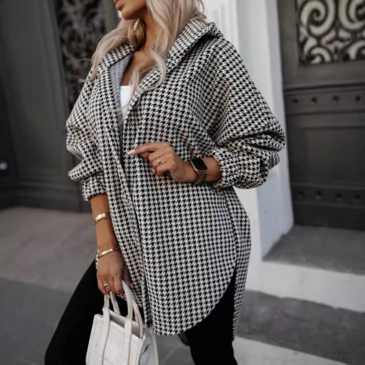 Lune London Women's Oversized Checked Jacket