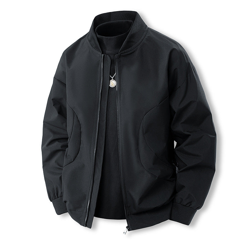 Lightweight bomber jacket for men with functional pockets Lune London