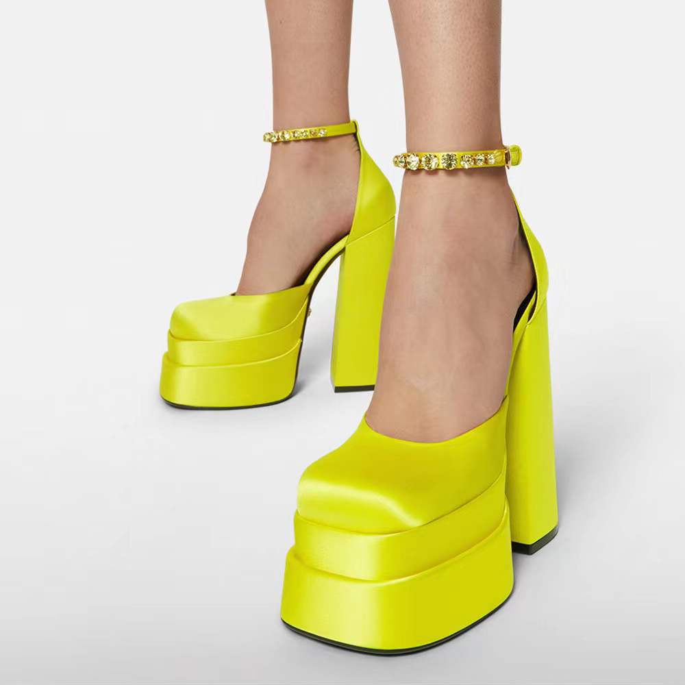 Lune London | Platform shoes with ankle strap