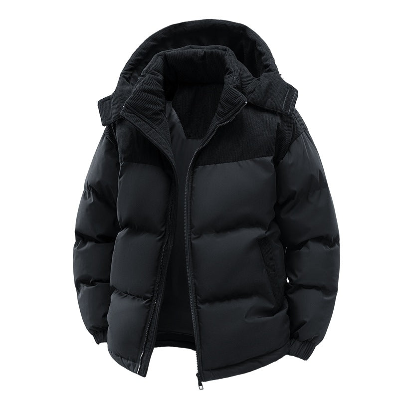 Ladies elegant quilted jacket with practical pockets and adjustable hood Lune London