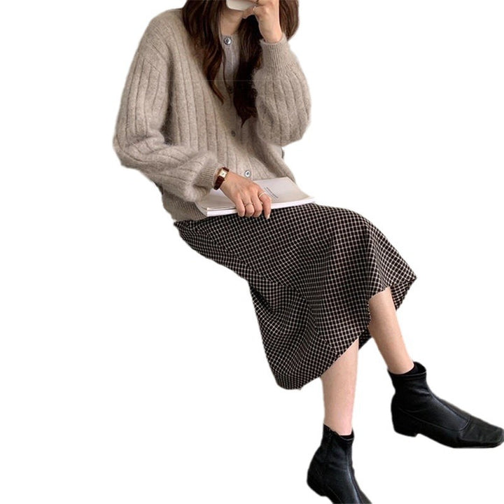 Cardigan à boutons confortable pour femmes avec texture côtelée Chic & Stil