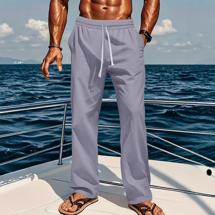 Men's comfortable leisure pants with elastic waist Chic & Stil