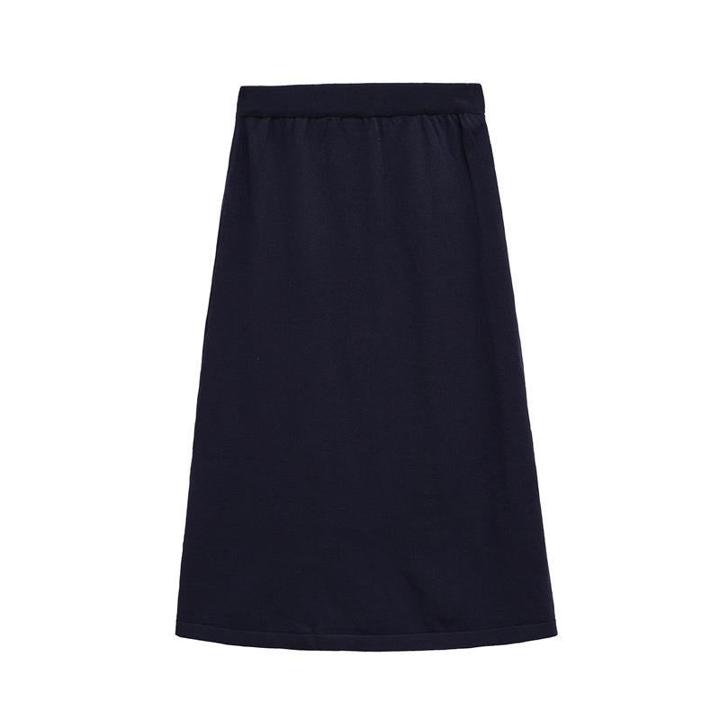Midi skirt for women with elastic waist and flowy cut Lune London