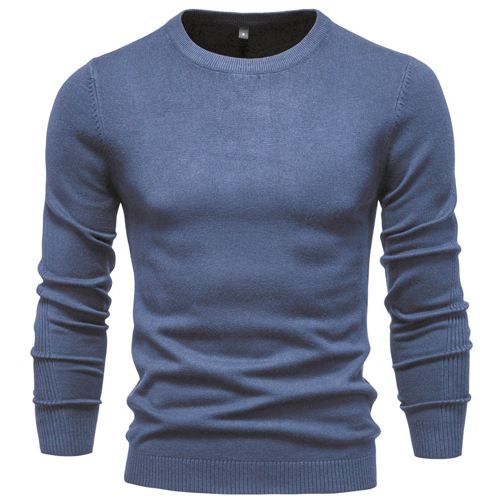 Men's Round Neck Sweater Made Of High-Quality Cotton Lune London