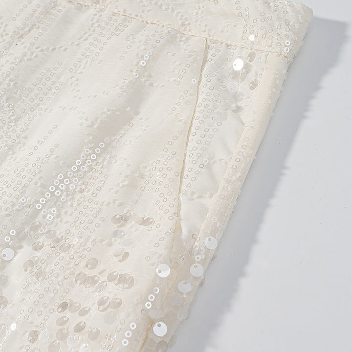 Veste Blazer Élégante en Sequins pour Femmes au Design Tendance Chic & Stil