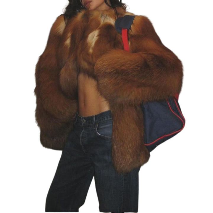 Ladies Lune London Faux Fur Jacket