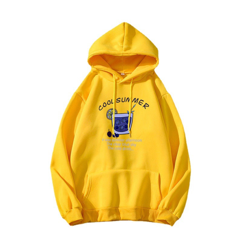 Women's hoodie with cheerful summer motif Chic & Stil