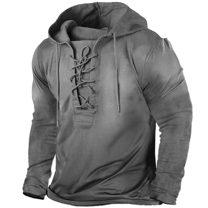Men's hoodie with innovative lace design and thermal functionality Lune London