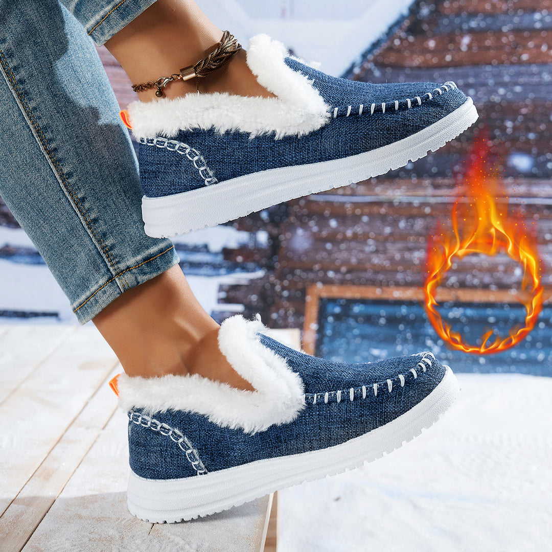 Ladies Comfortable and Cozy Sneakers Lune London