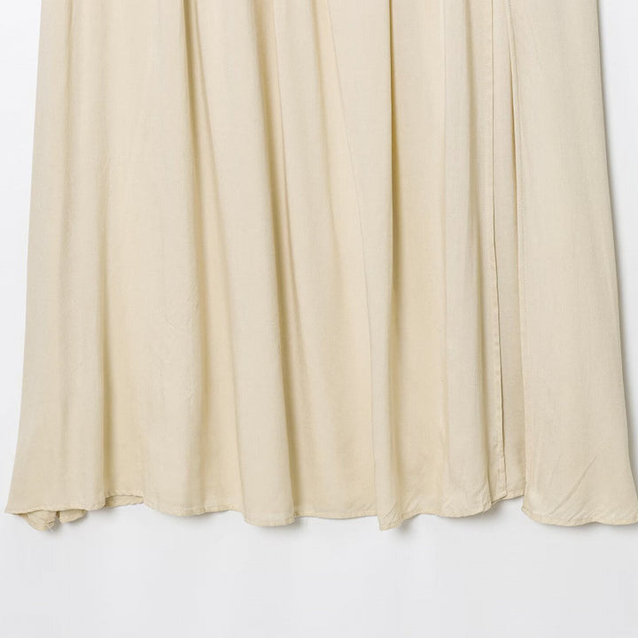Maxi skirt for women with a belted waist and pleats Lune London