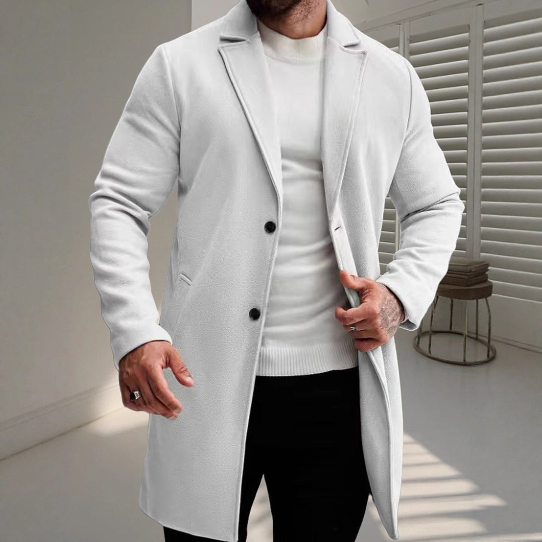 Elegant wool coat for men Lune London