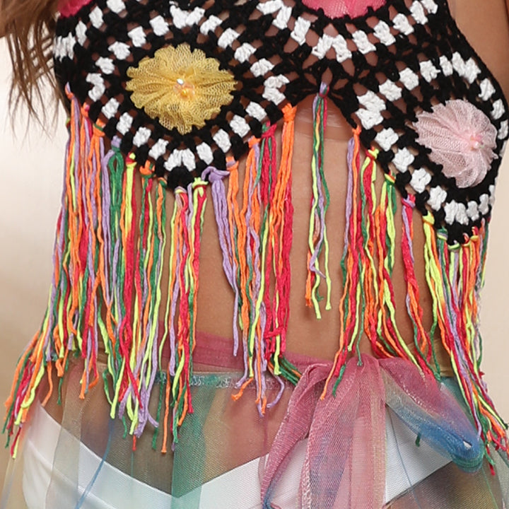 Women Boho Fringe Swimwear Cover-up Lune London