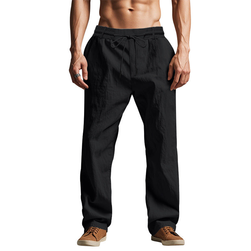 Men's casual pants with elastic waistband and side pockets Lune London